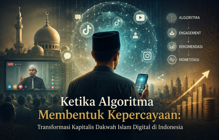 Ketika Algoritma Membentuk Kepercayaan: Transformasi Kapitalis Dakwah Islam Digital di Indonesia